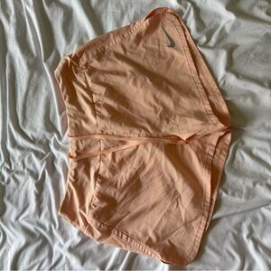 Nike Orange Athletic Shorts Lightweight Performance